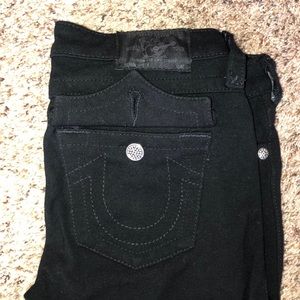 BLACK True religion jeans, stretchy
